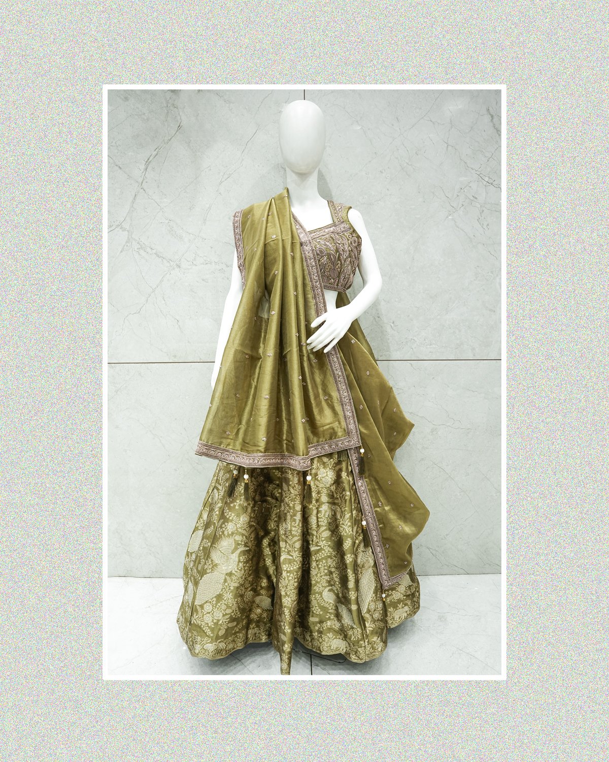 Olive Lehenga