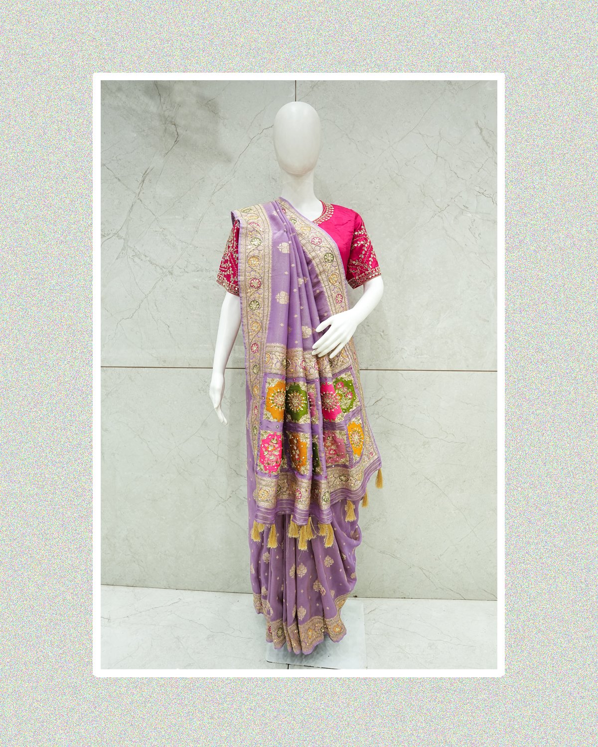 Purple Saree
