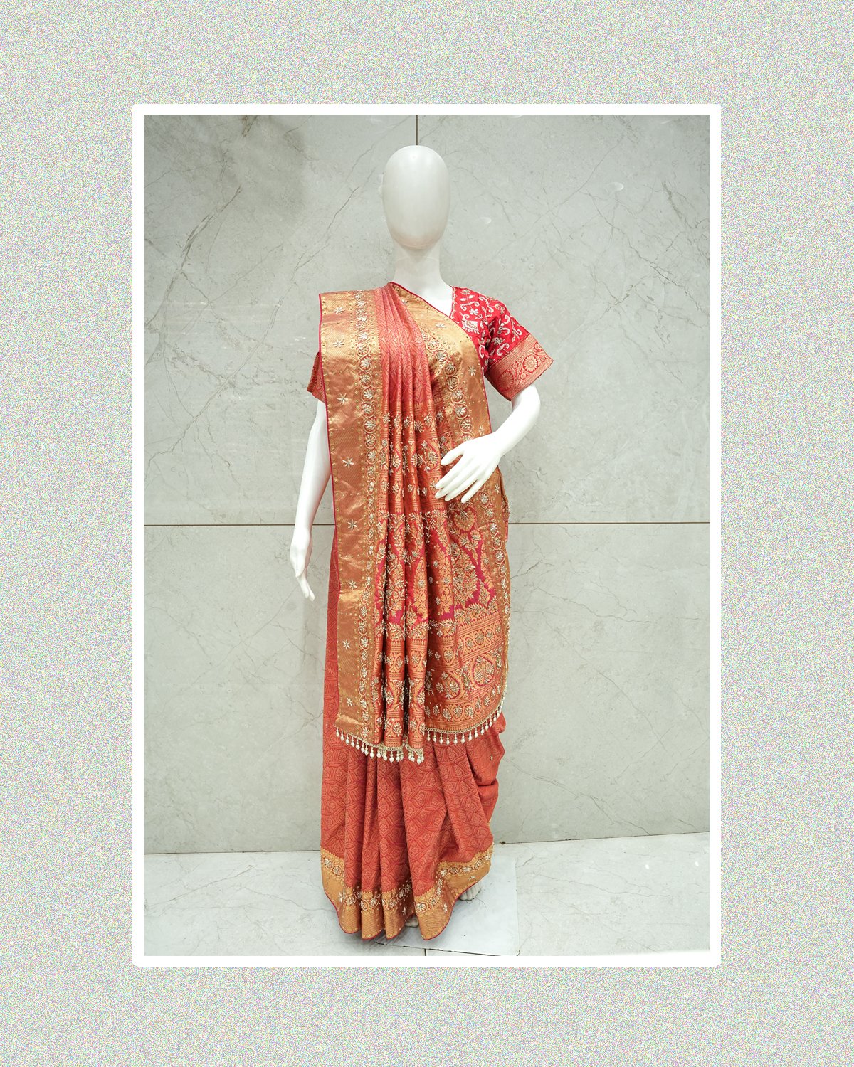 Orange Saree